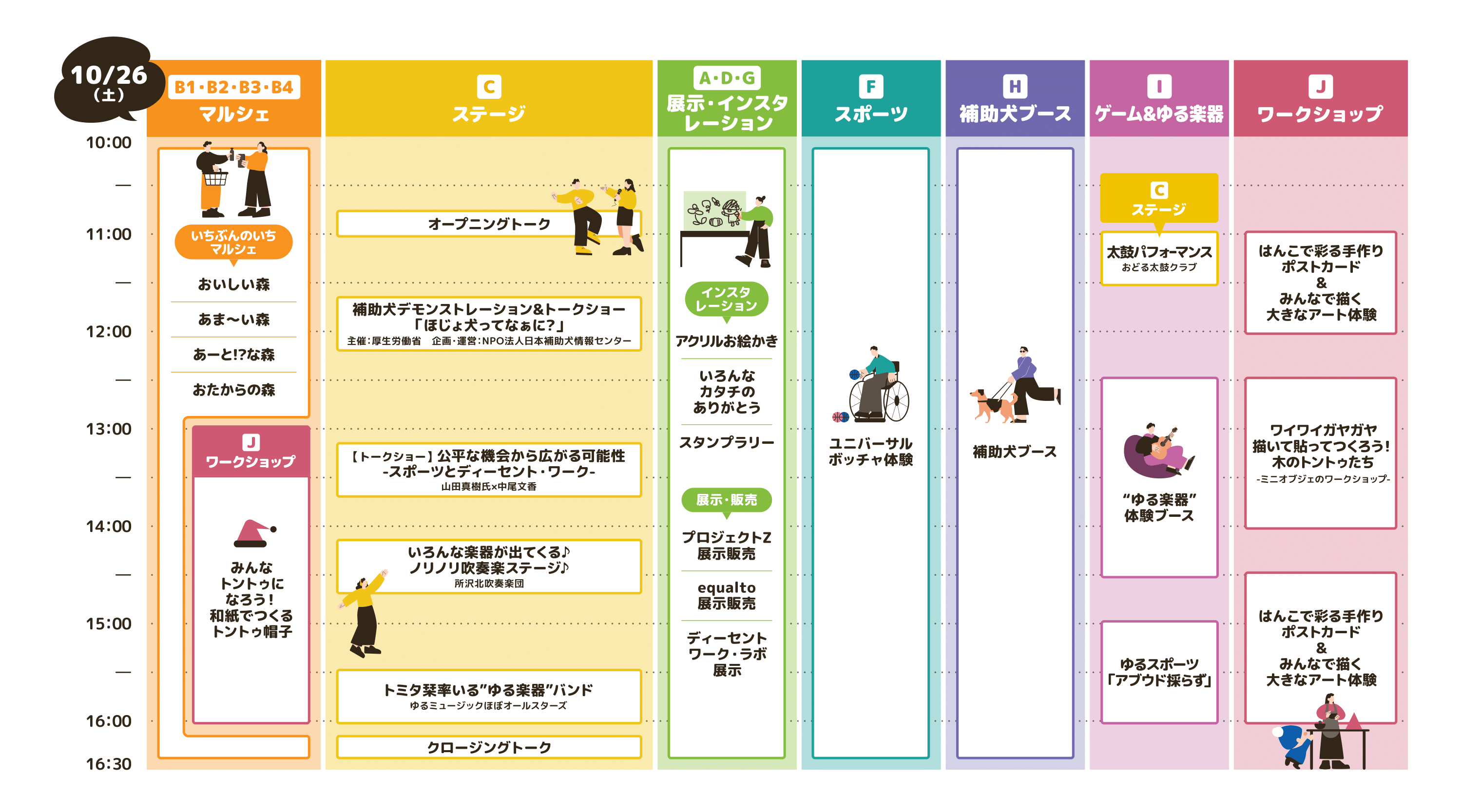 タイムスケジュール10/26